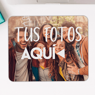 Mouse Pad Personalizado Fotos Frases | 22x18cm