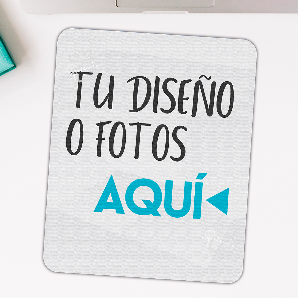 Mouse Pad Personalizado Fotos Frases | 22x18cm 4