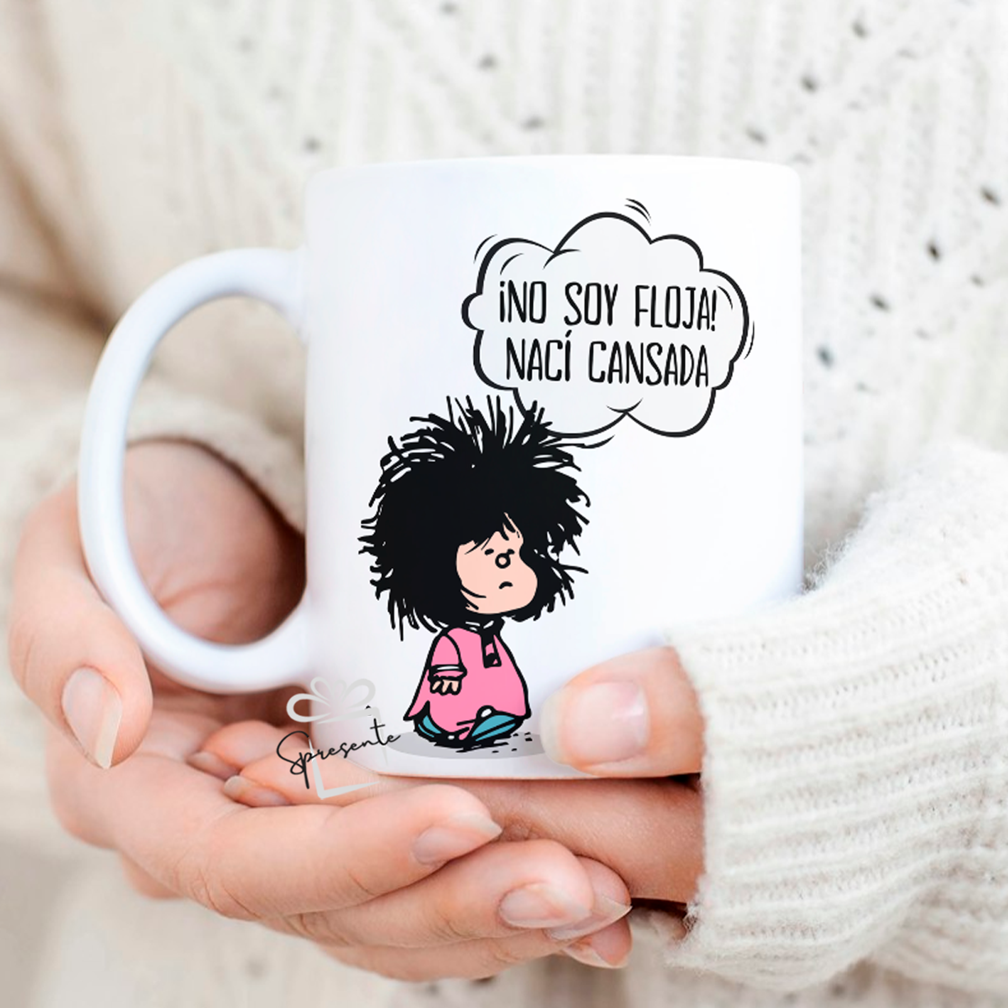 Taza Mafalda ¡No Soy Floja! 2
