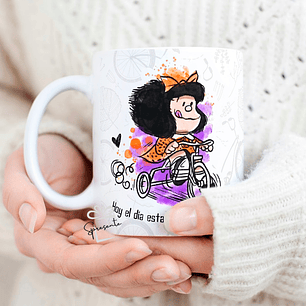 Taza Mafalda - Sobre Ruedas | Motivacional