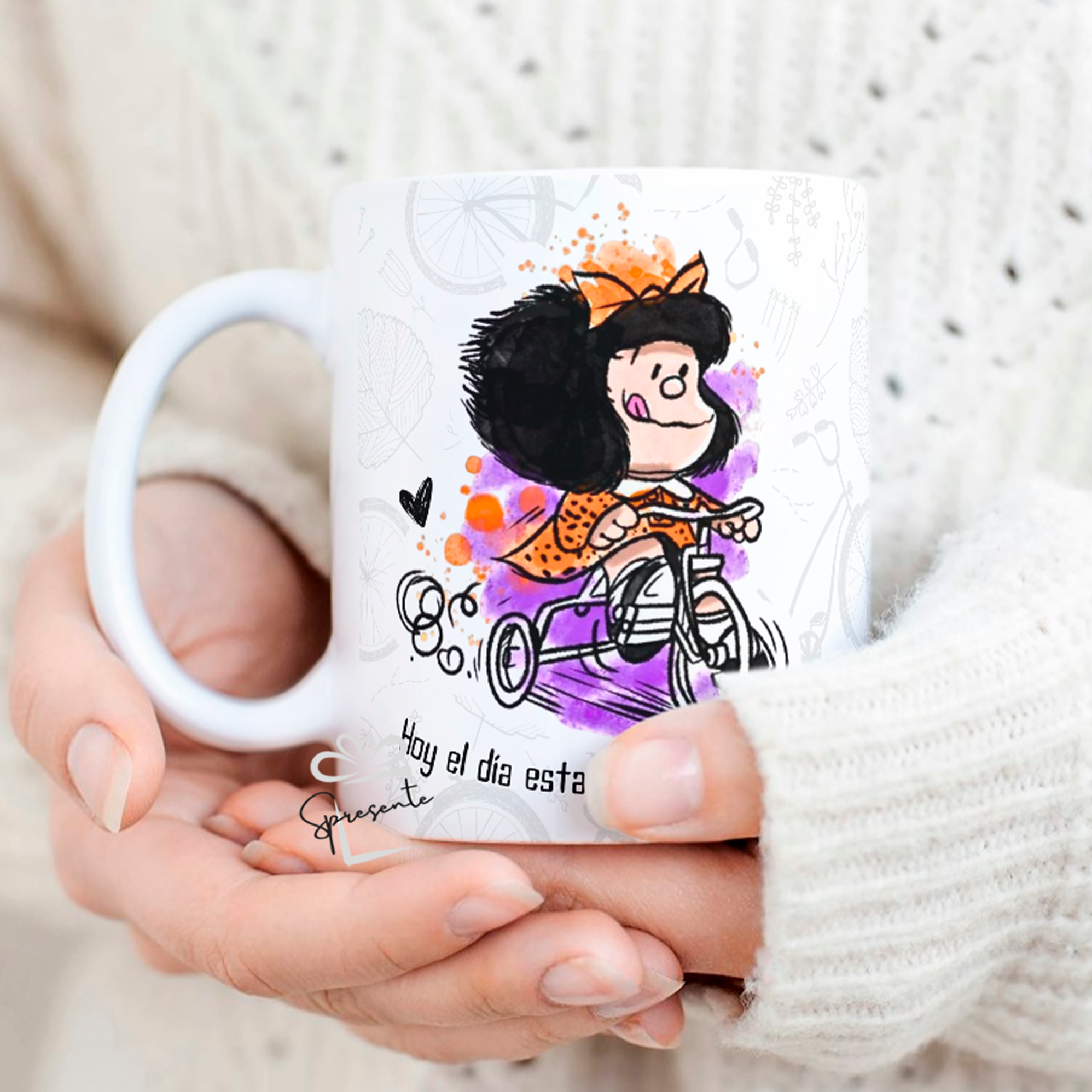 Taza Mafalda - Sobre Ruedas | Motivacional 2