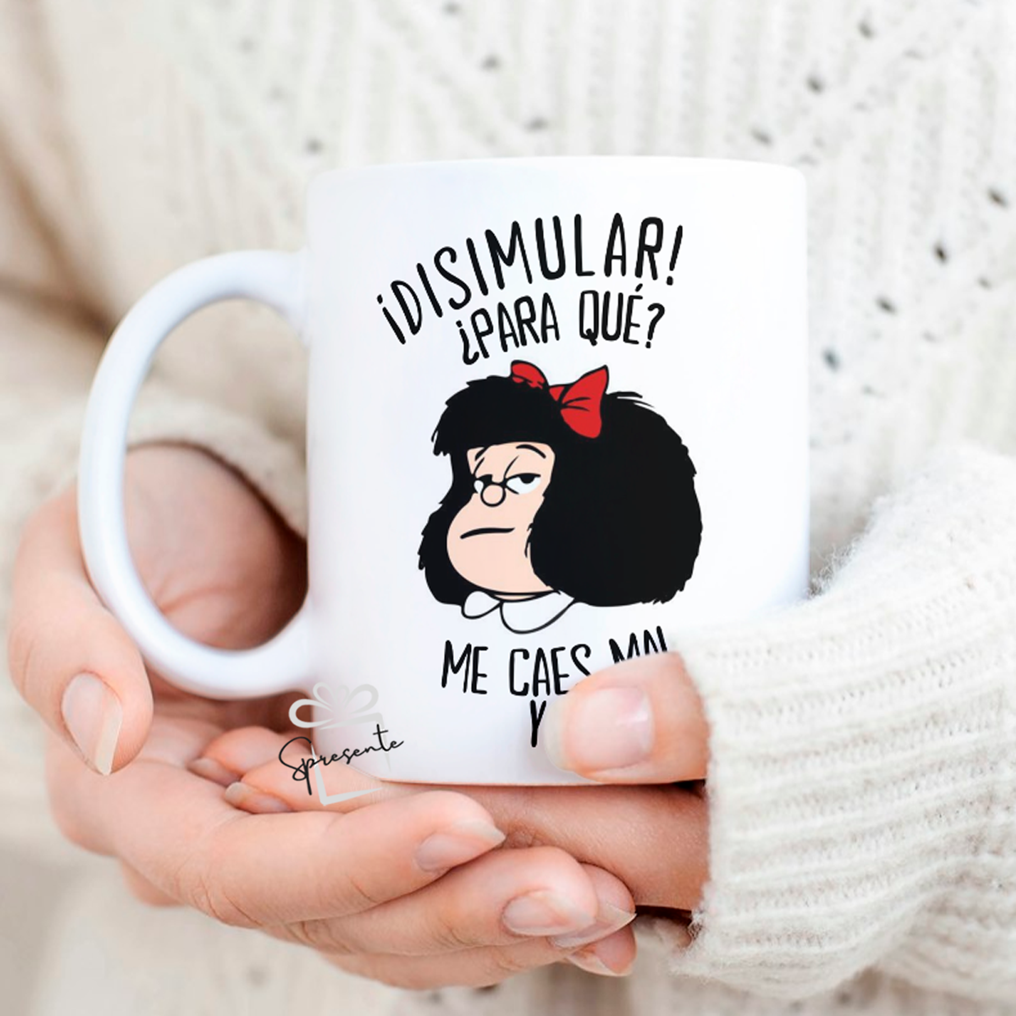 Taza Mafalda ¿Disimular? 2 2