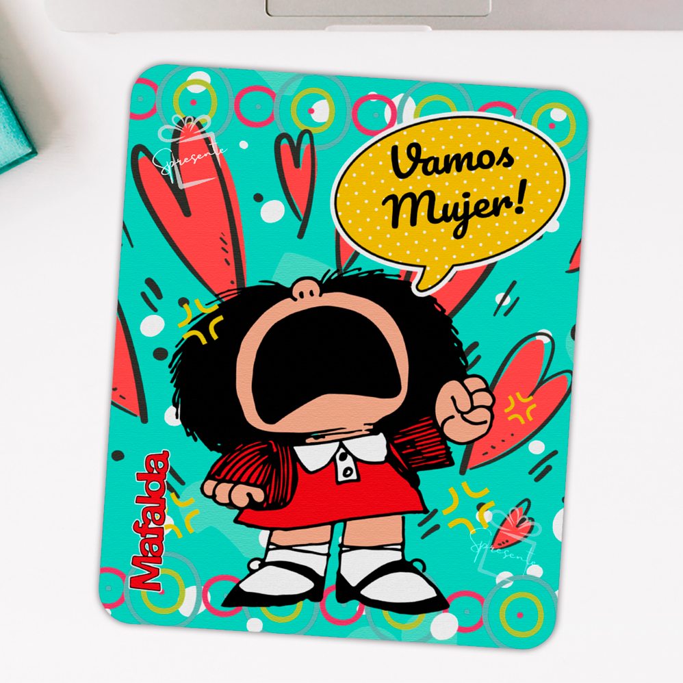 Mouse Pad Mafalda ¡Vamos Mujer! 1