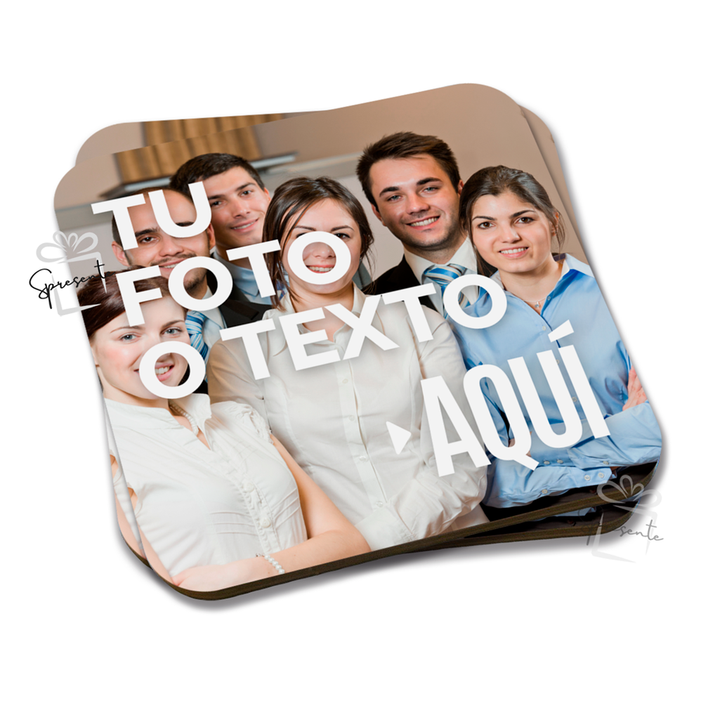Posavasos Personalizados Por Mayor 9,5cm Premium - Regalos Corporativos Publicitarios con Logo 2