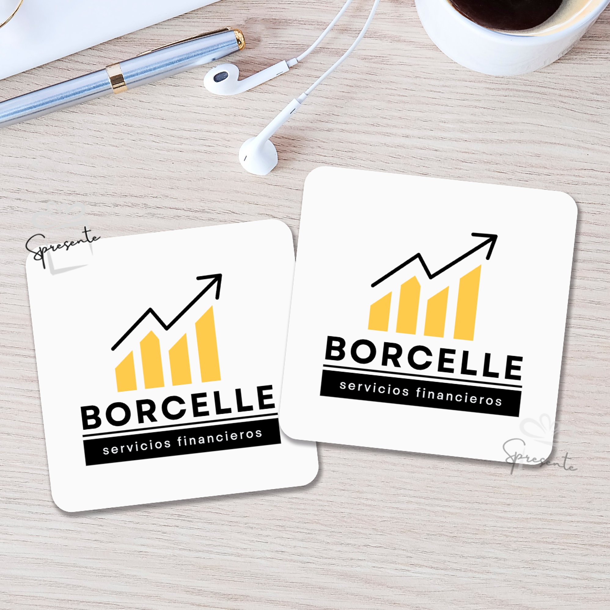 Posavasos Personalizados Por Mayor 9,5cm Premium - Regalos Corporativos Publicitarios con Logo 4