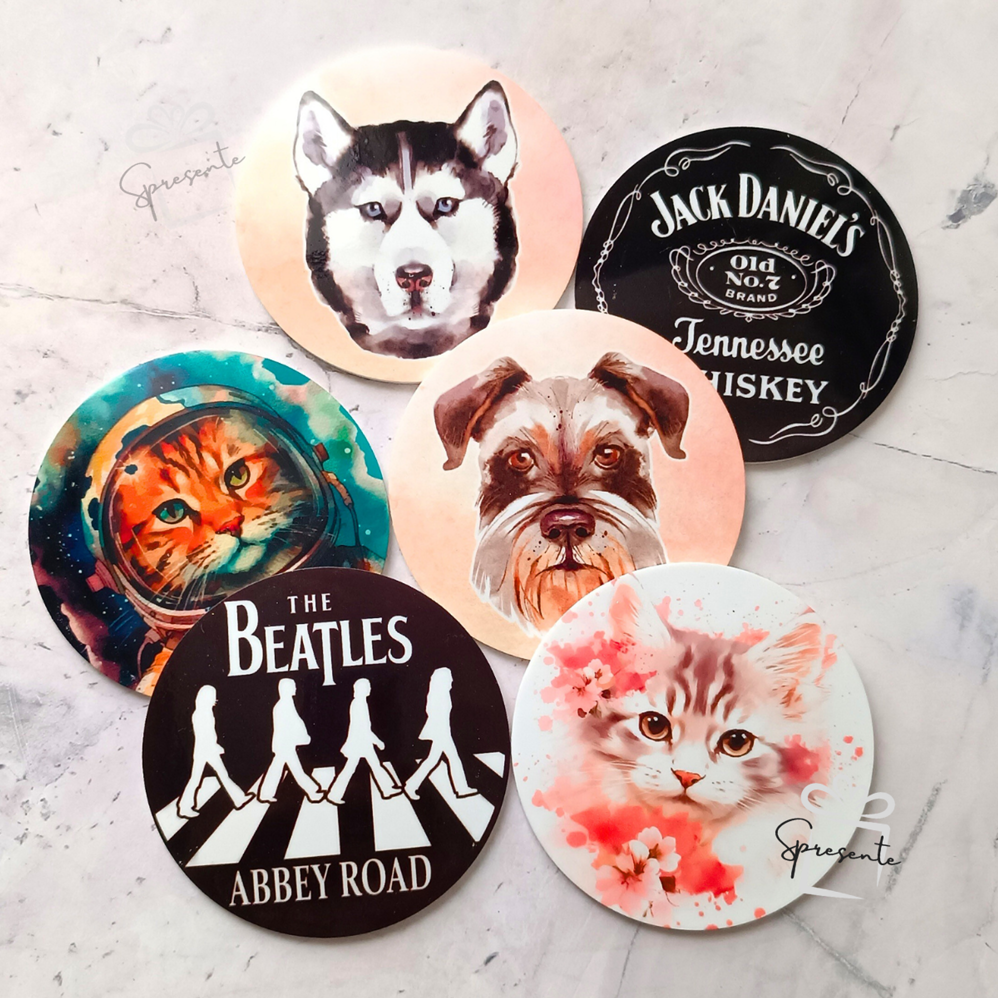 Posavasos Personalizados 9cm Acrílico - Regalos Corporativos Publicitarios con Logo 3