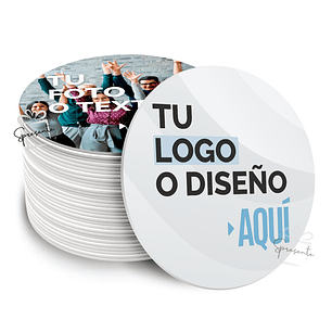 Posavasos Personalizados 9cm Acrílico - Regalos Corporativos Publicitarios con Logo