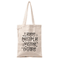Tote Bag Less People More Dogs | Bolso Petlovers - Miniatura 1