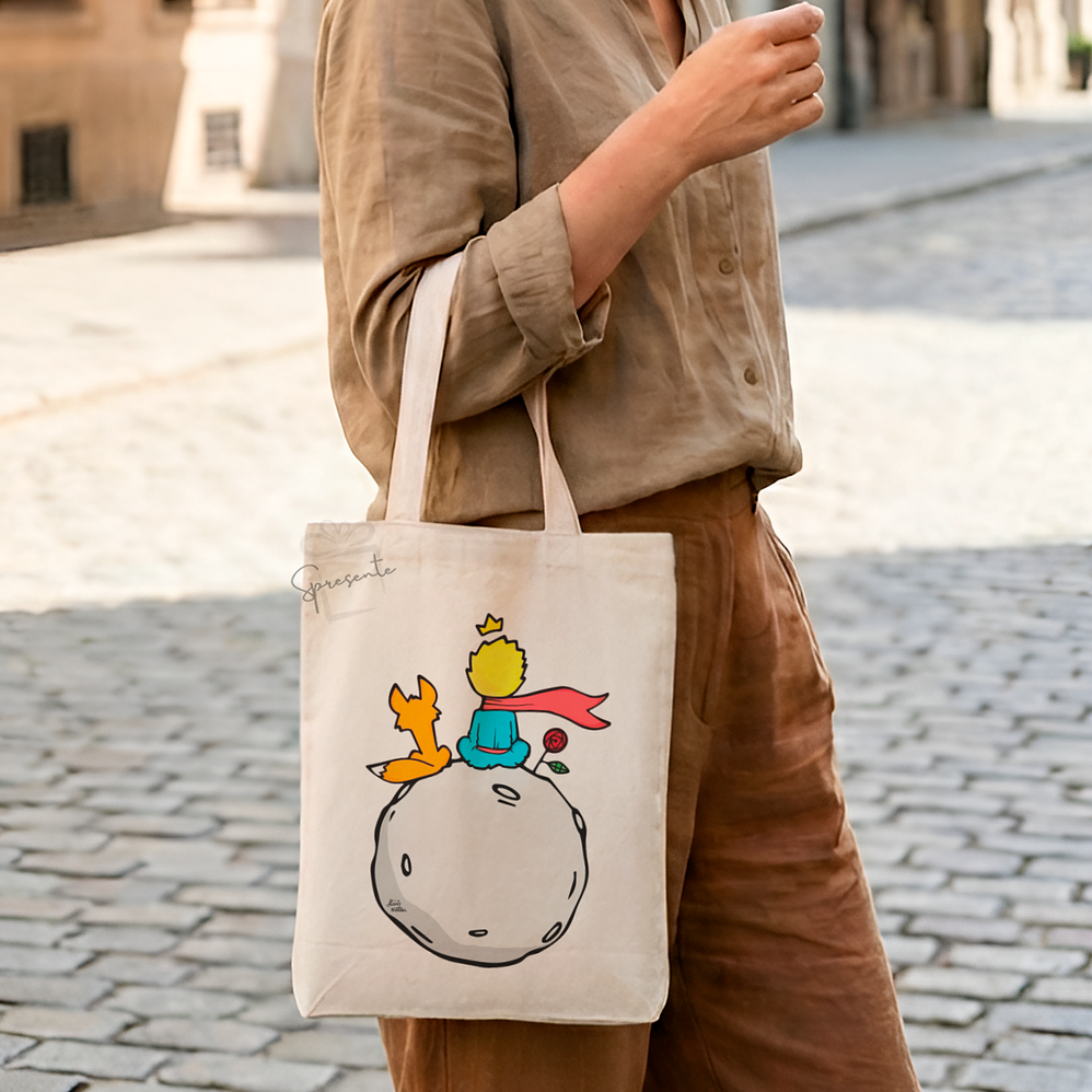 Tote Bag El Principito - Luna y Zorro | Bolso 2