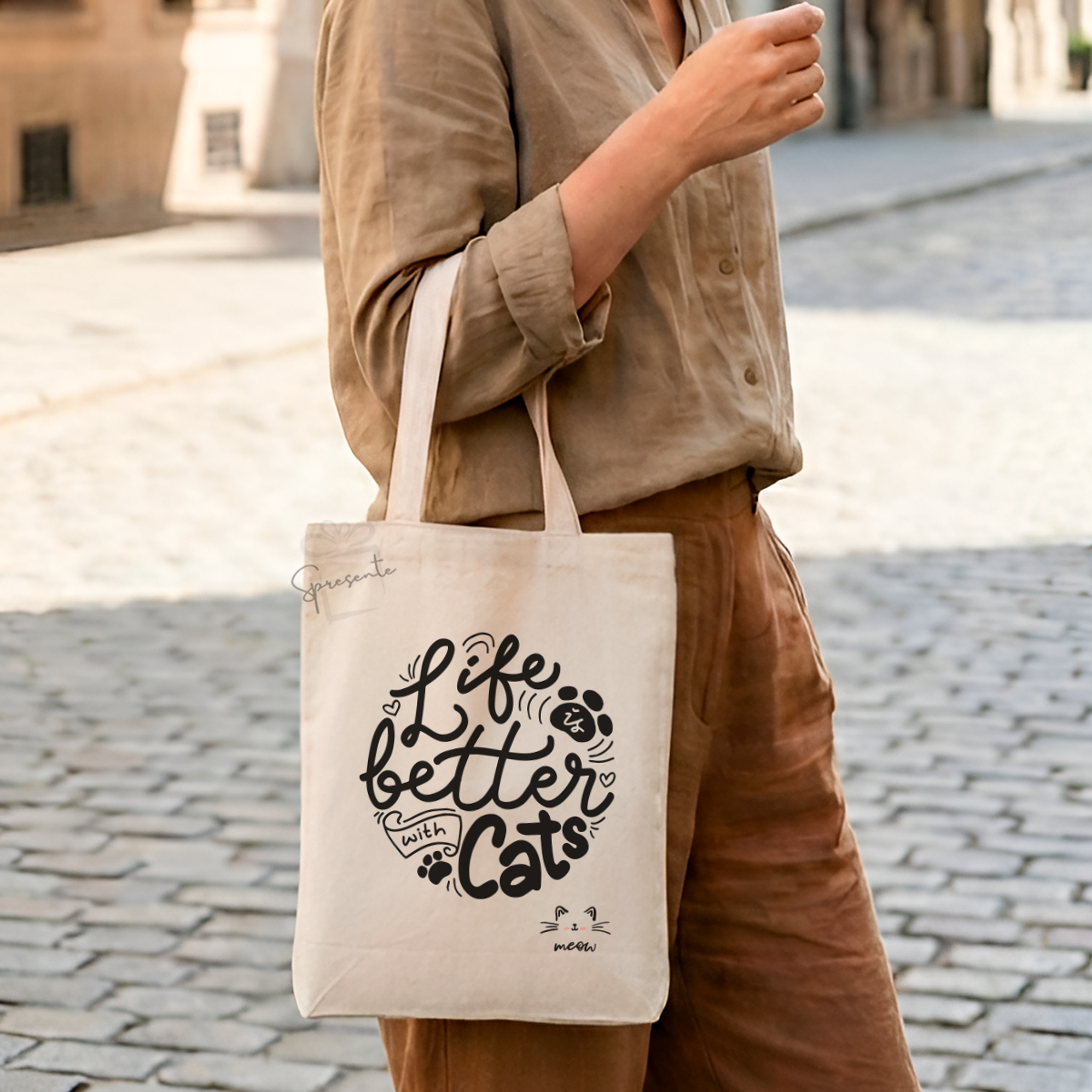 Tote Bag Life Is Better With Cats | Bolso Gatos 2