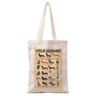 Tote Bag Tipos de Perros Salchichas | Razas Salchilovers