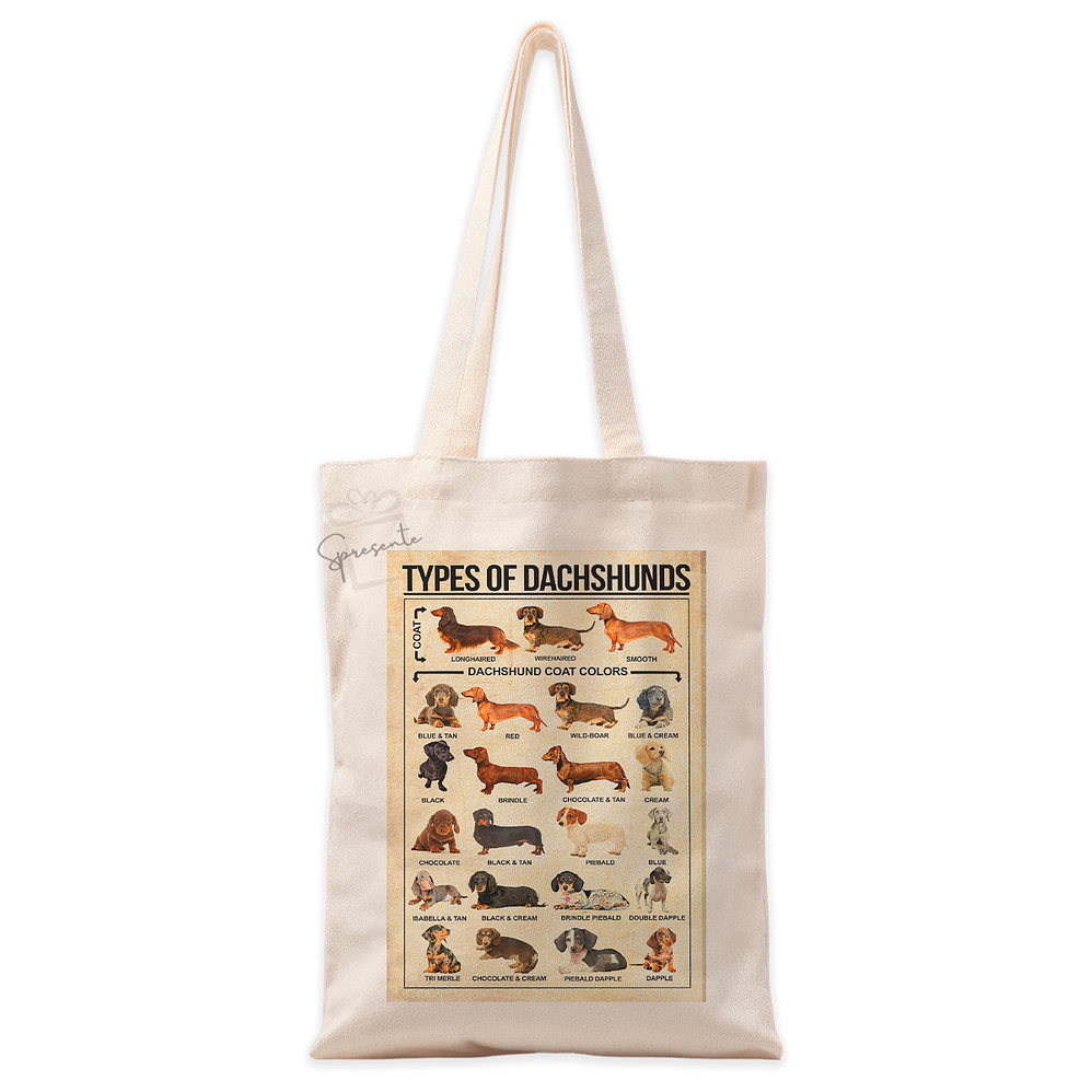 Tote Bag Tipos de Perros Salchichas | Razas Salchilovers 1