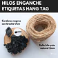 200 Etiquetas 9x5cm Personalizadas | Hang Tag - Miniatura 7