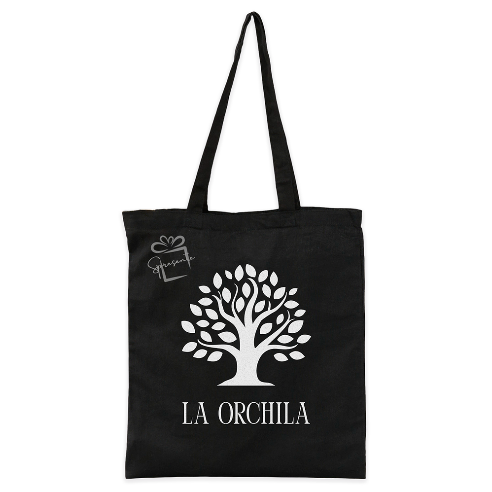 Tote Bag Personalizada 42x38 cm Negra | Bolsas Corporativas 2