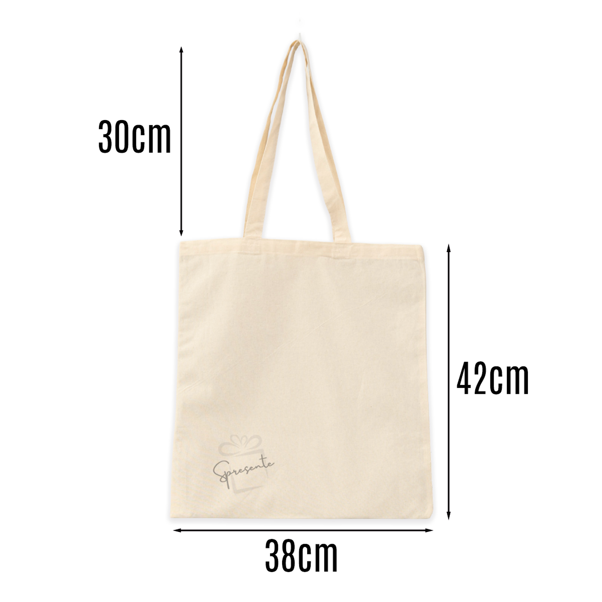 Tote Bag Personalizada 42x38 cm Negra | Bolsas Corporativas 4