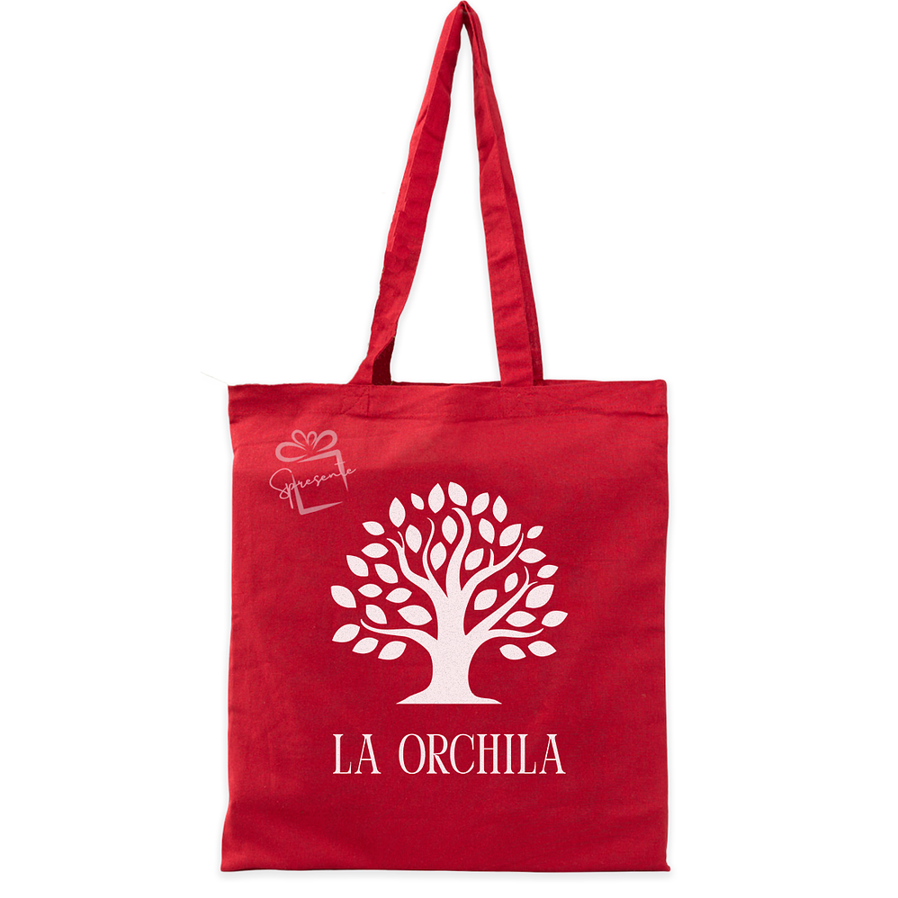 Tote Bag Personalizada Roja 42x38 cm | Bolsas Corporativas 2