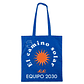 Tote Bag Personalizada Azul 42x38 cm | Bolsas Corporativas - Miniatura 3
