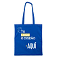 Tote Bag Personalizada Azul 42x38 cm | Bolsas Corporativas - Miniatura 1