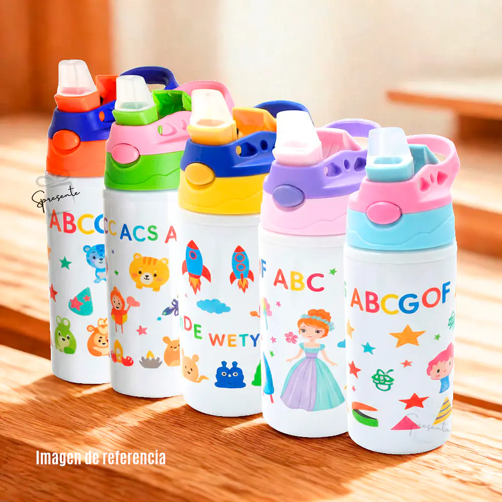Botella Infantil Personalizada Niño Niña | Aluminio 500ml 2