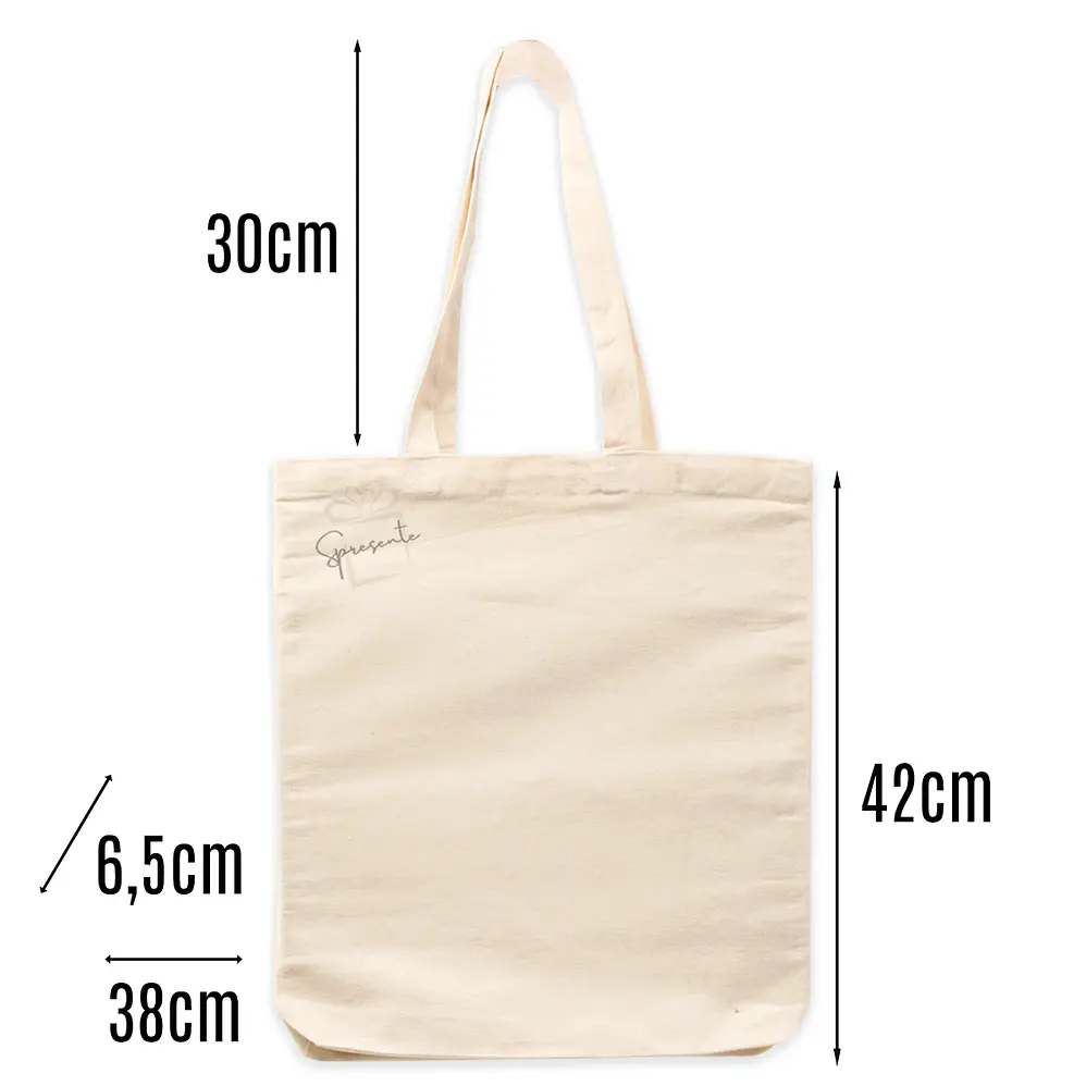 Tote Bag Personalizada 42x38x6,5 cm Gruesa con Fuelle | Bolsas Corporativas 3