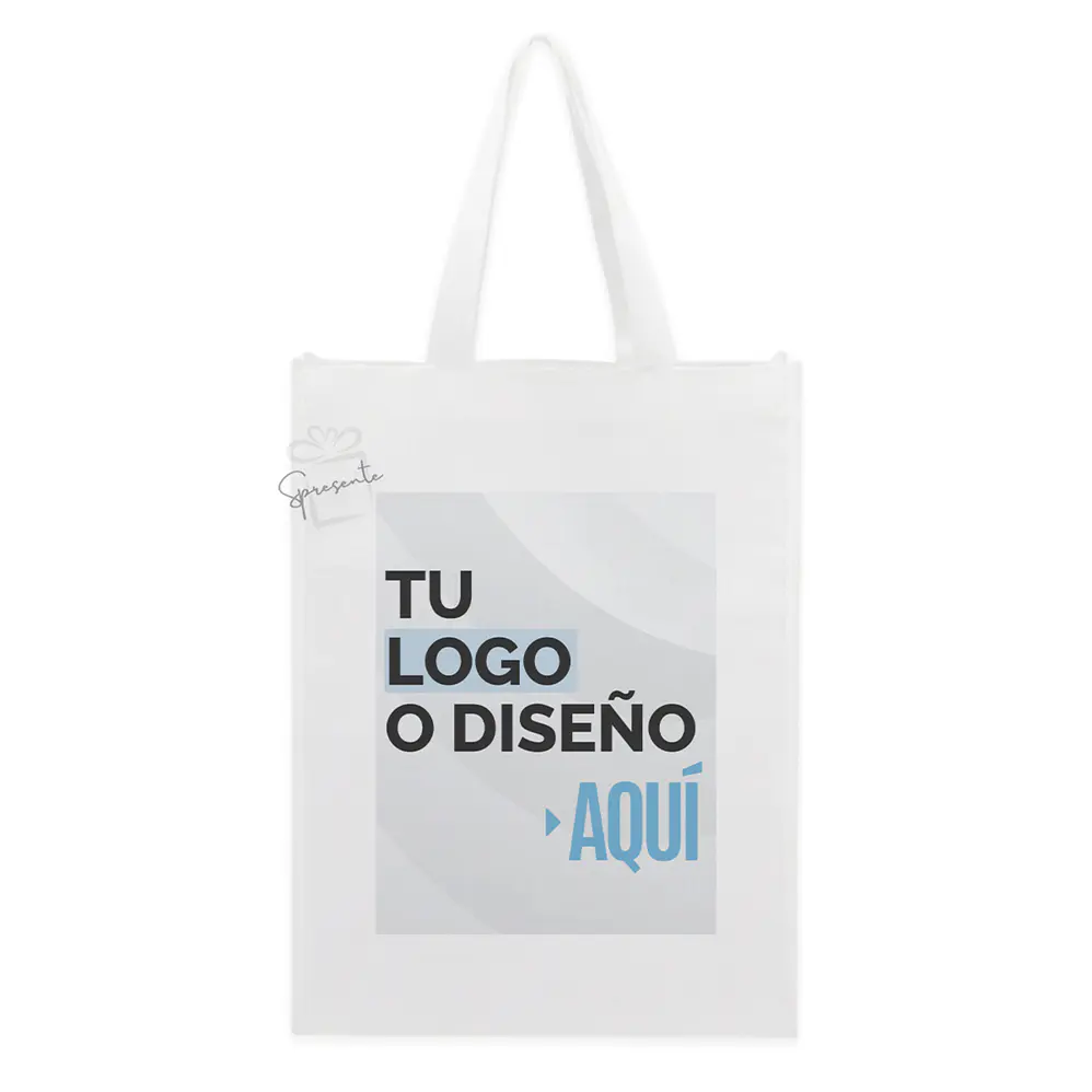 Bolsa TNT Personalizada 30x40x15 cm con Fuelle | Corporativa 1