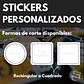 500 Stickers Personalizados | Papel Semibrillo - Miniatura 2