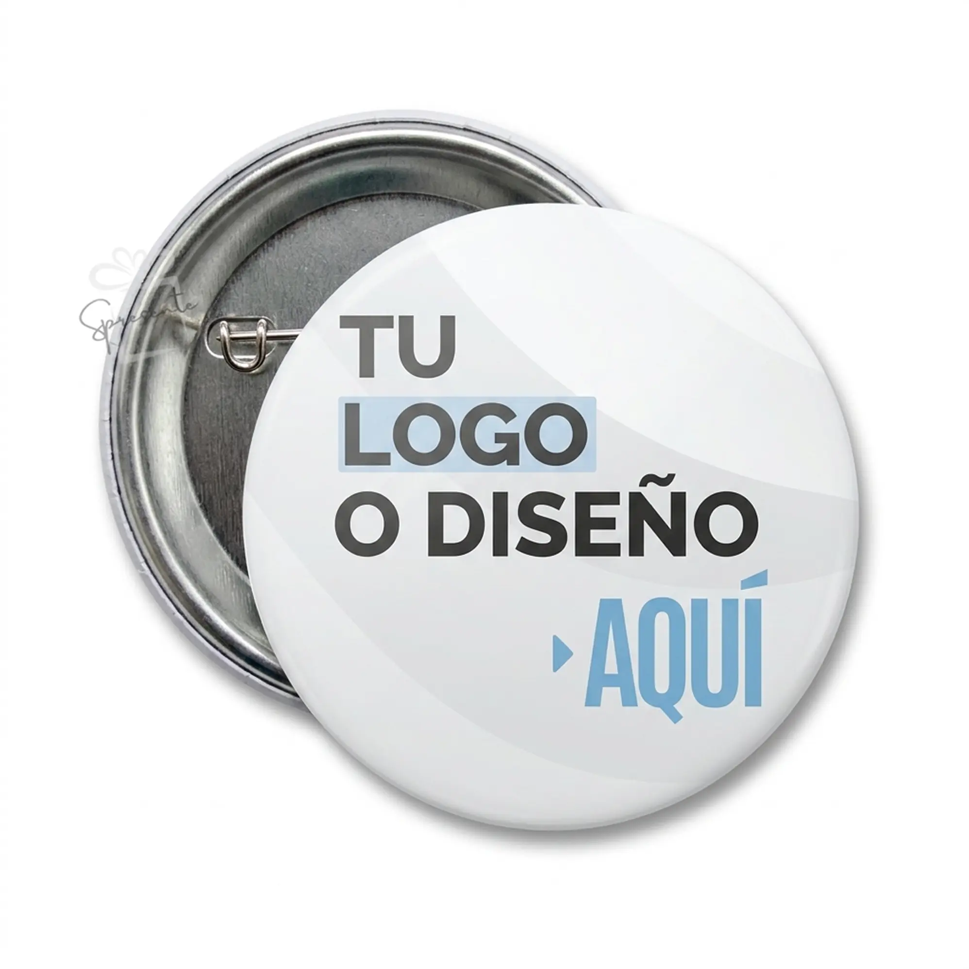 Chapitas Personalizadas Alfiler con Logo | 56mm 1