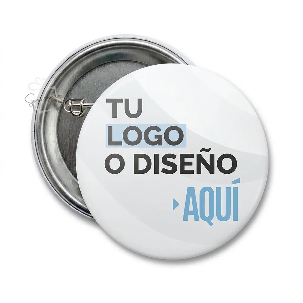 Chapitas Personalizadas Alfiler con Logo | 56mm 1