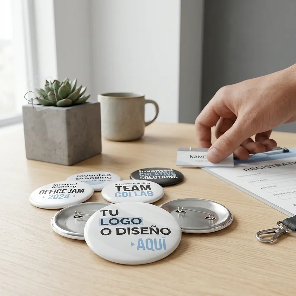 Chapitas Personalizadas Alfiler con Logo | 56mm 3