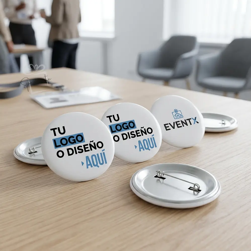 Chapitas Personalizadas Alfiler con Logo | 56mm 5