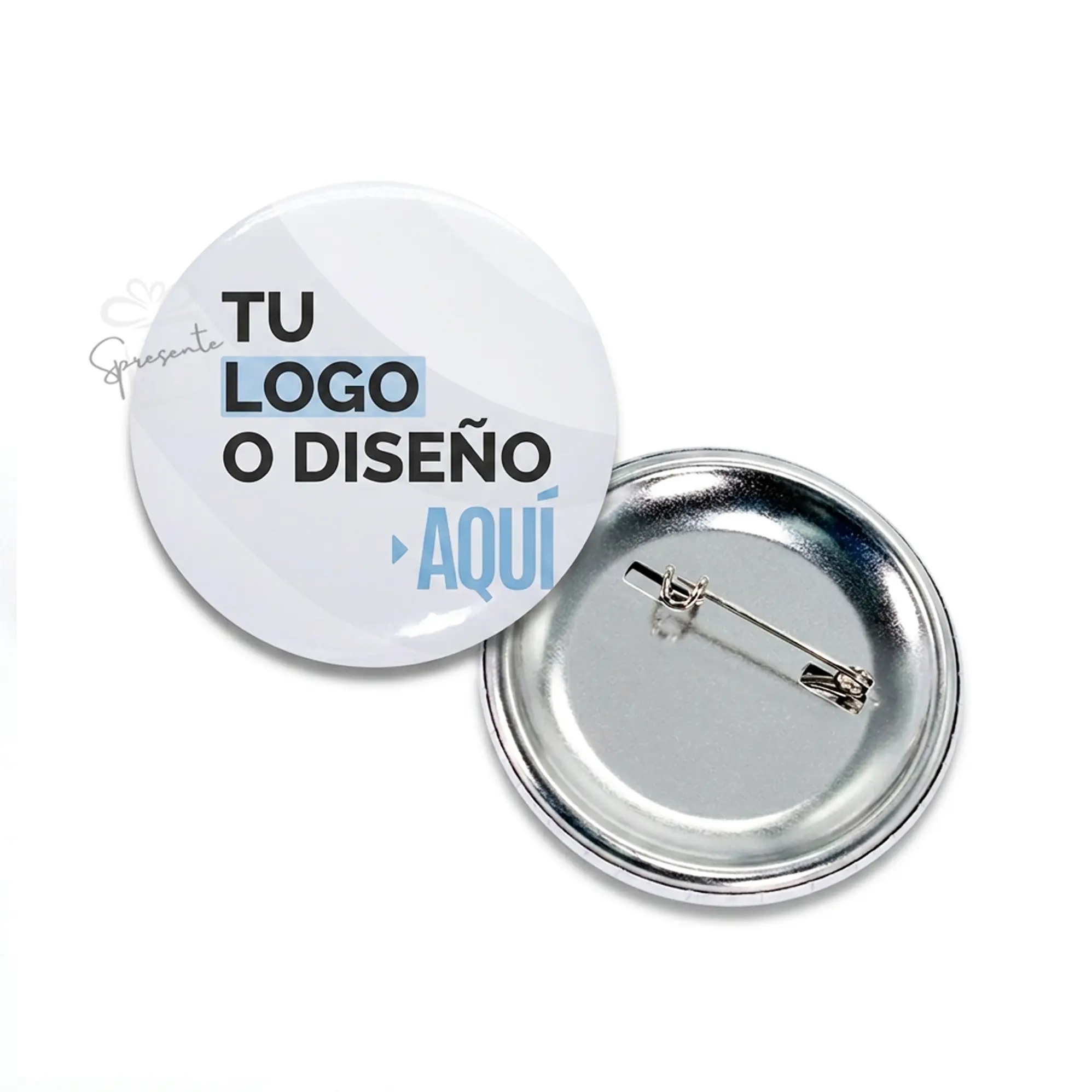 Chapitas Personalizadas Alfiler con Logo | 56mm 2