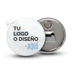Chapitas Imán Destapador Personalizadas con Logo | 56mm
