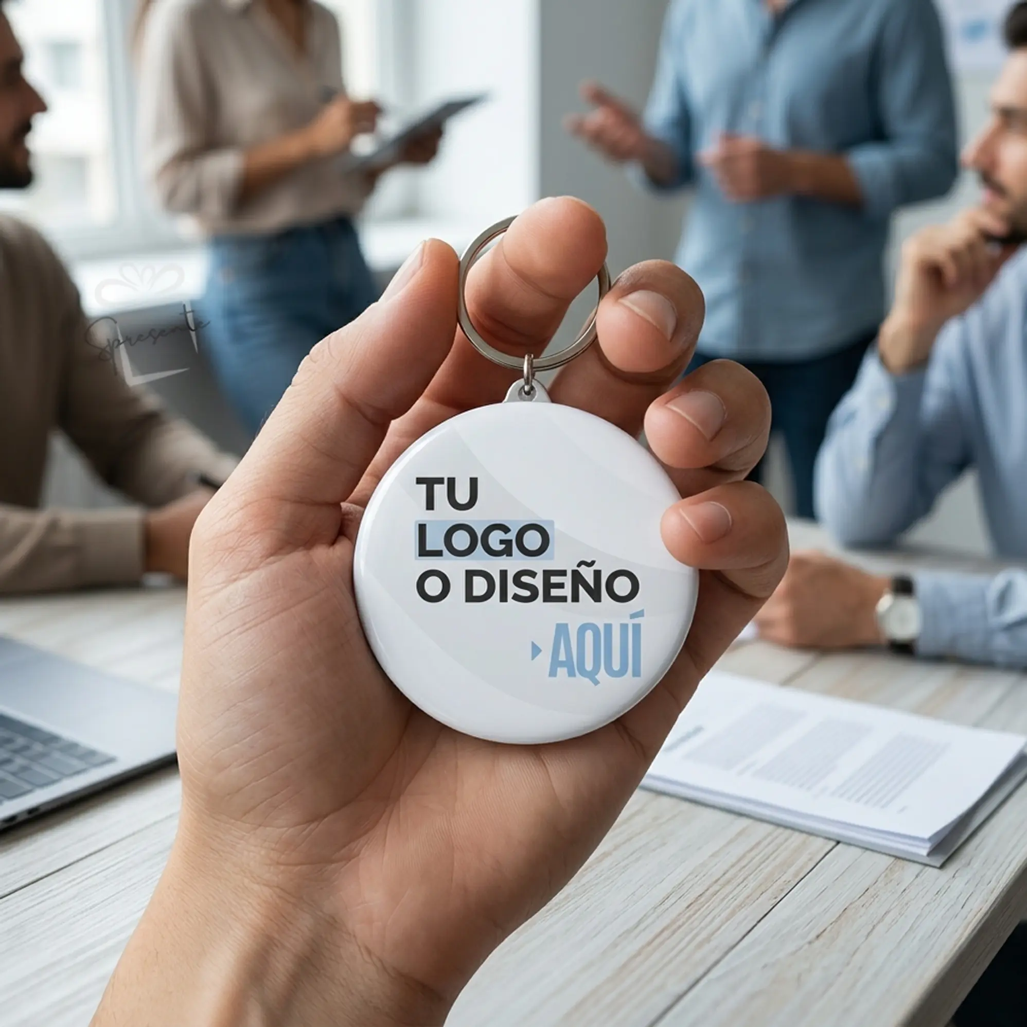 Chapitas Llavero Personalizadas con Logo | 56mm 4
