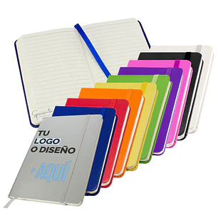 Libreta Personalizada con Logo A5 | Ecocuero Color