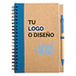 Cuaderno Ecológico con Bolígrafo Personalizado con Logo | Medio Oficio - Miniatura 1