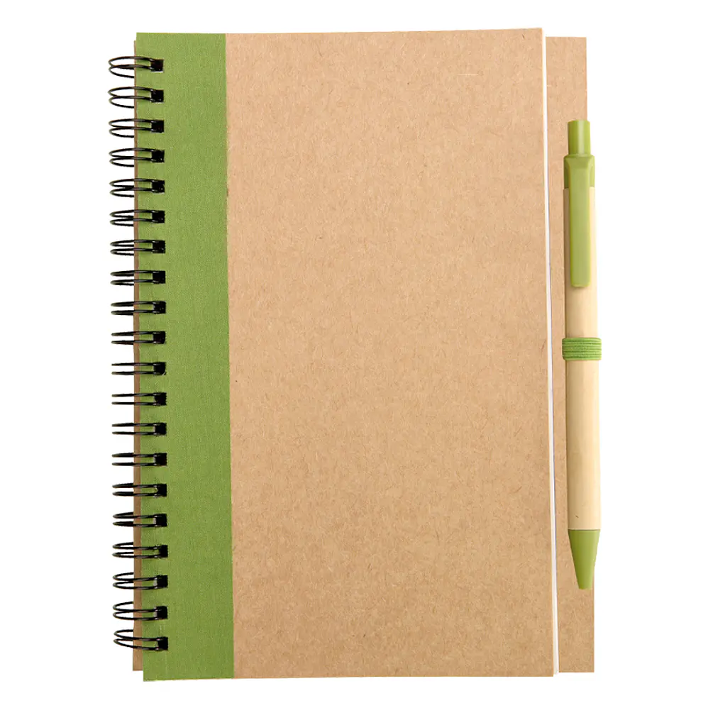 Cuaderno Ecológico con Bolígrafo Personalizado con Logo | Medio Oficio 2