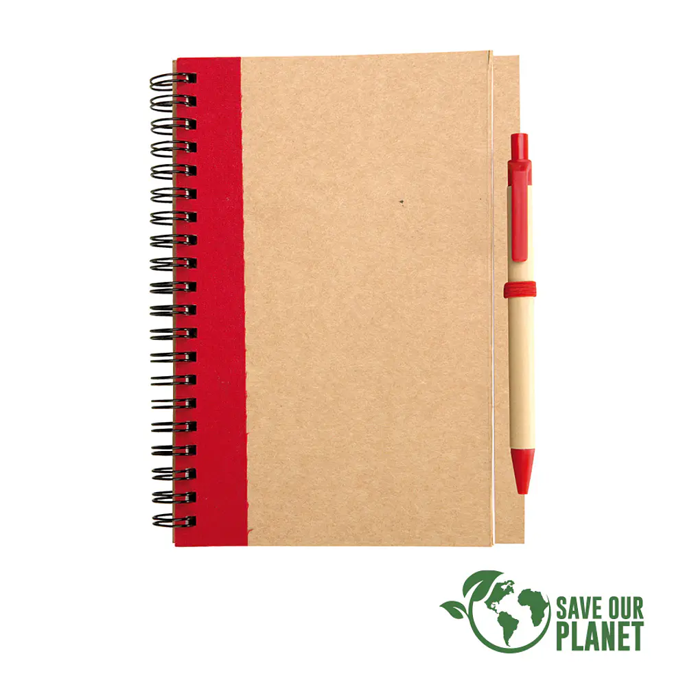 Cuaderno Ecológico con Bolígrafo Personalizado con Logo | Medio Oficio 3