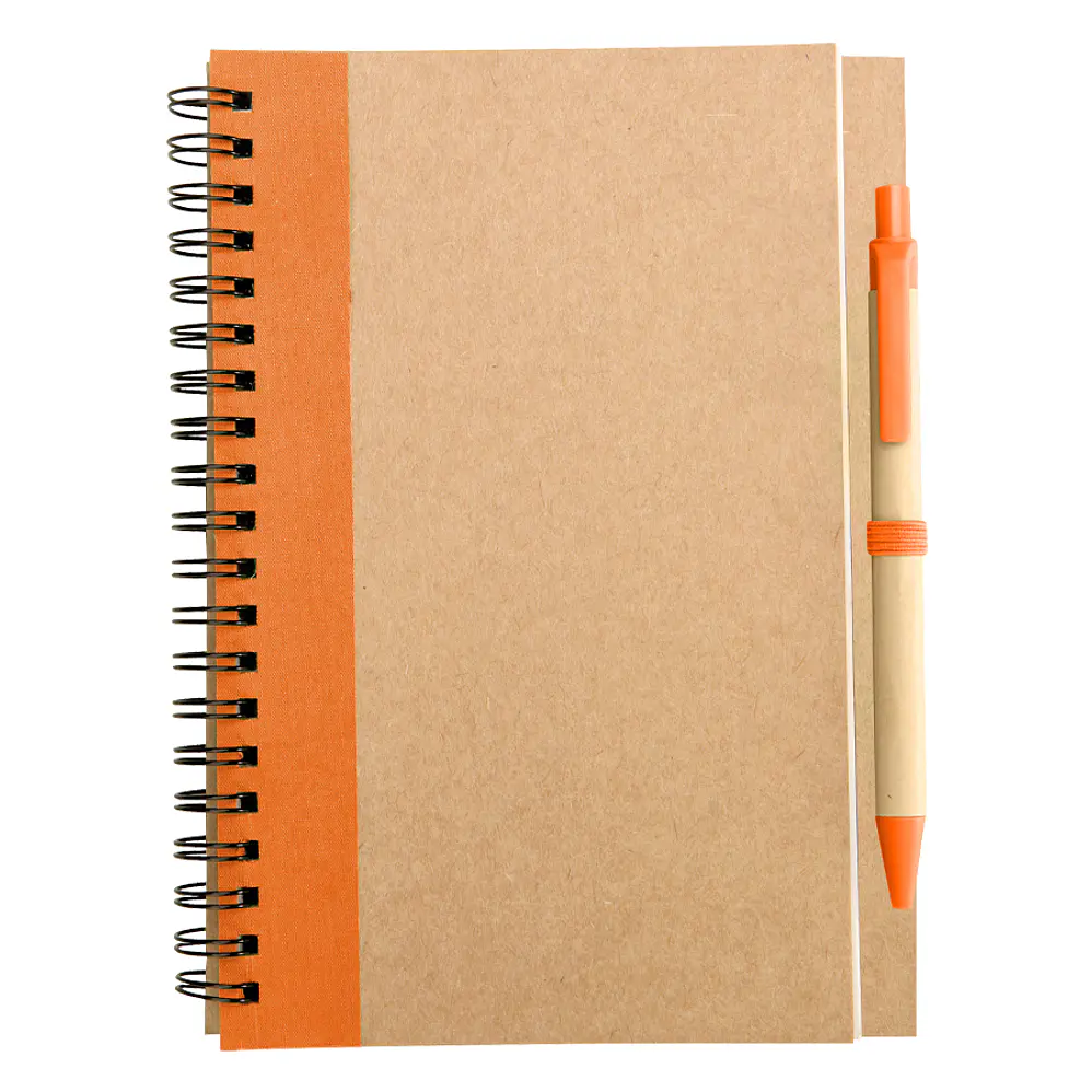 Cuaderno Ecológico con Bolígrafo Personalizado con Logo | Medio Oficio 4