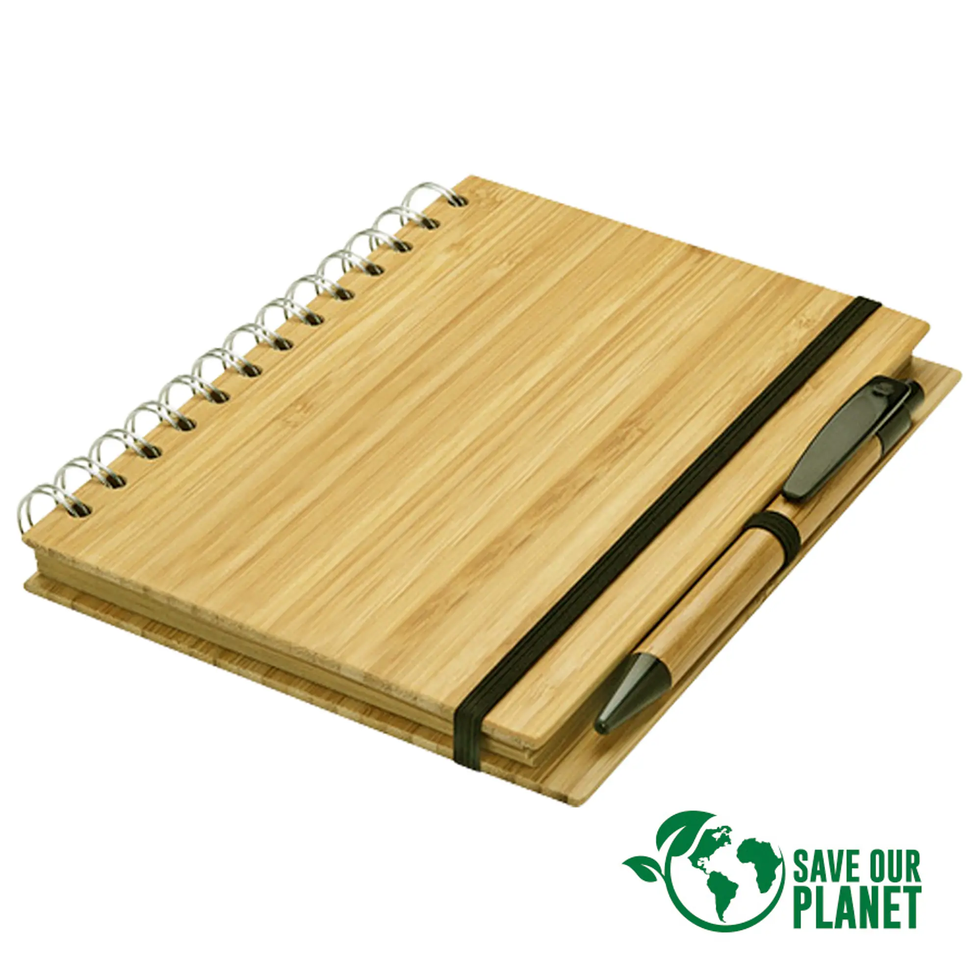 Cuaderno de Bamboo Ecológico con Bolígrafo 1