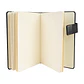 Cuaderno Deluxe Negro Personalizado con Logo A5 | Ecocuero - Miniatura 2