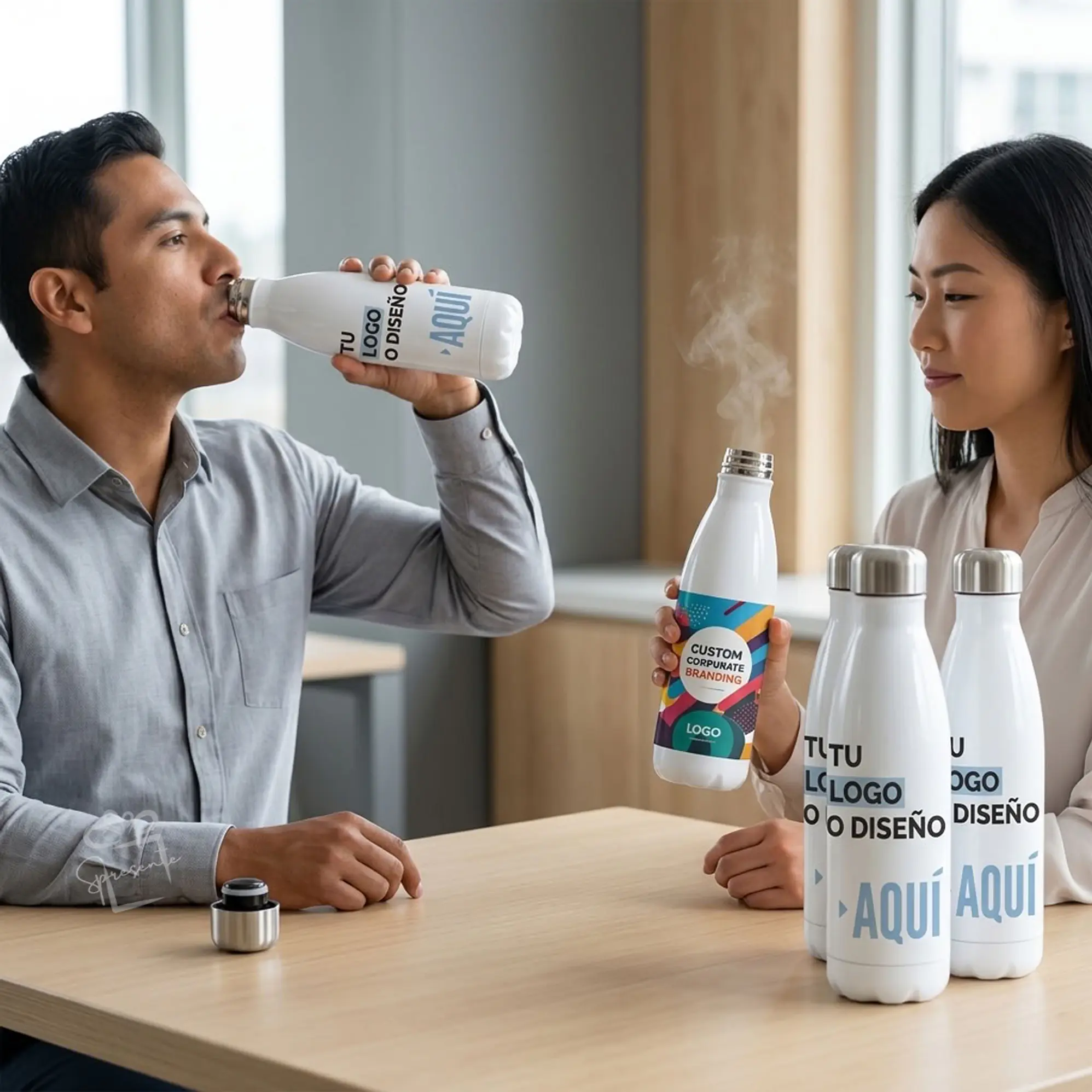 Botella Térmica Corporativa Personalizada | Acero Inoxidable 500ml 4