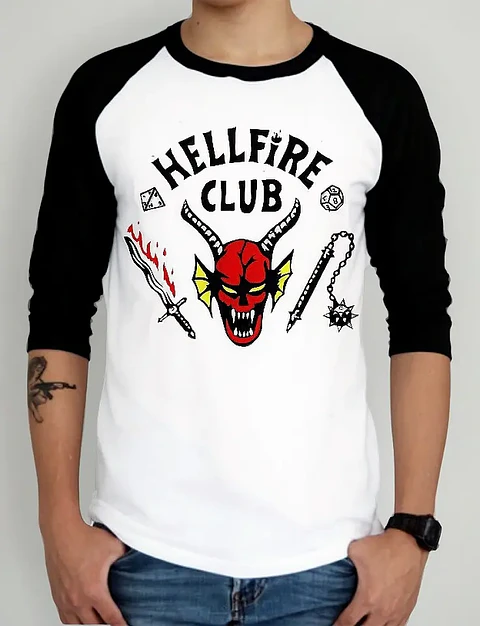 Playera estampada beisbolera (Unisex)