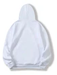 Sudadera blanca con gorro y cangurera - Miniatura 3