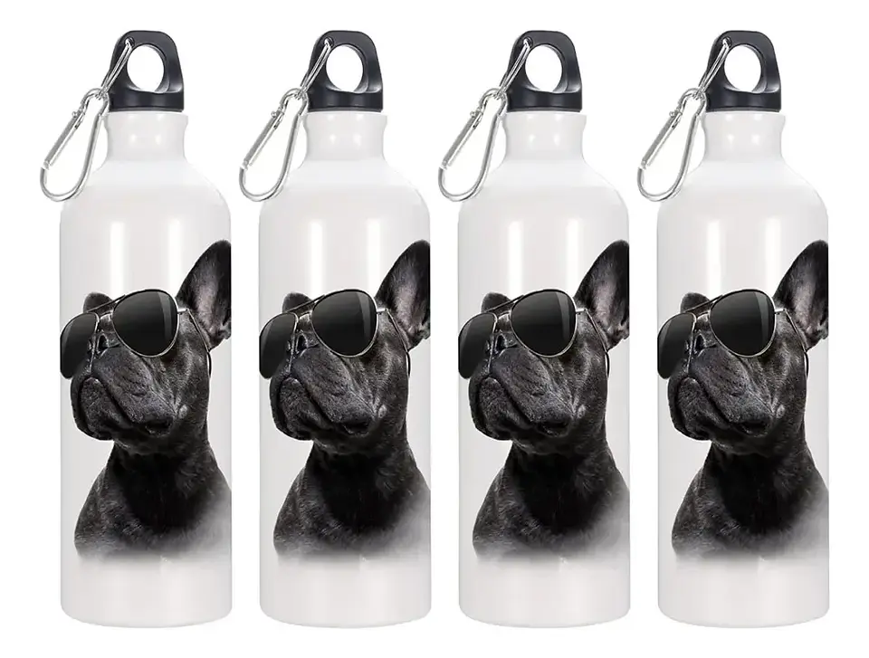 Botella Cilindro Aluminio 500ml Deportivo, Sublimado 1