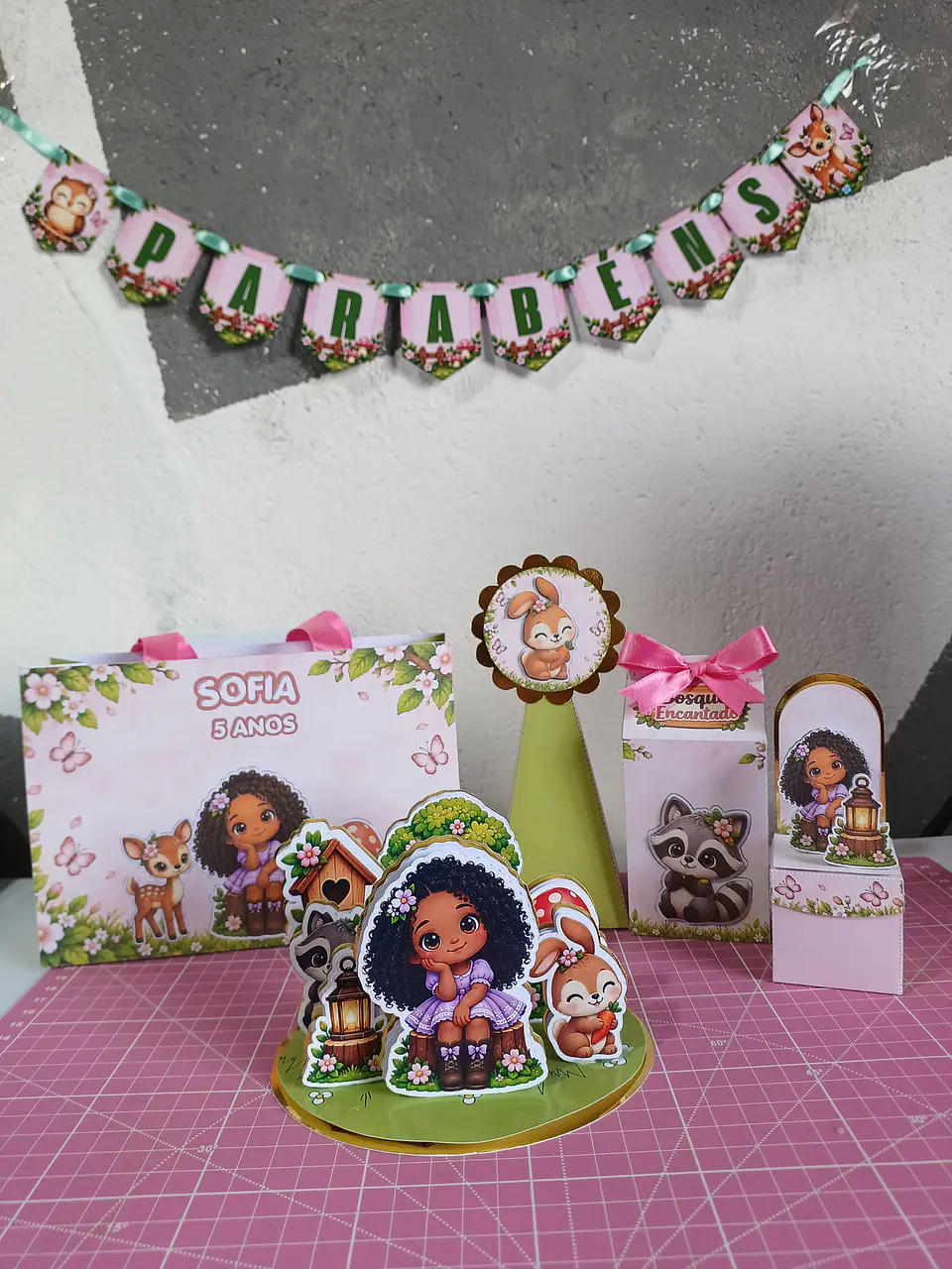 Kit Festa Bosque encantado Editável no canva 2