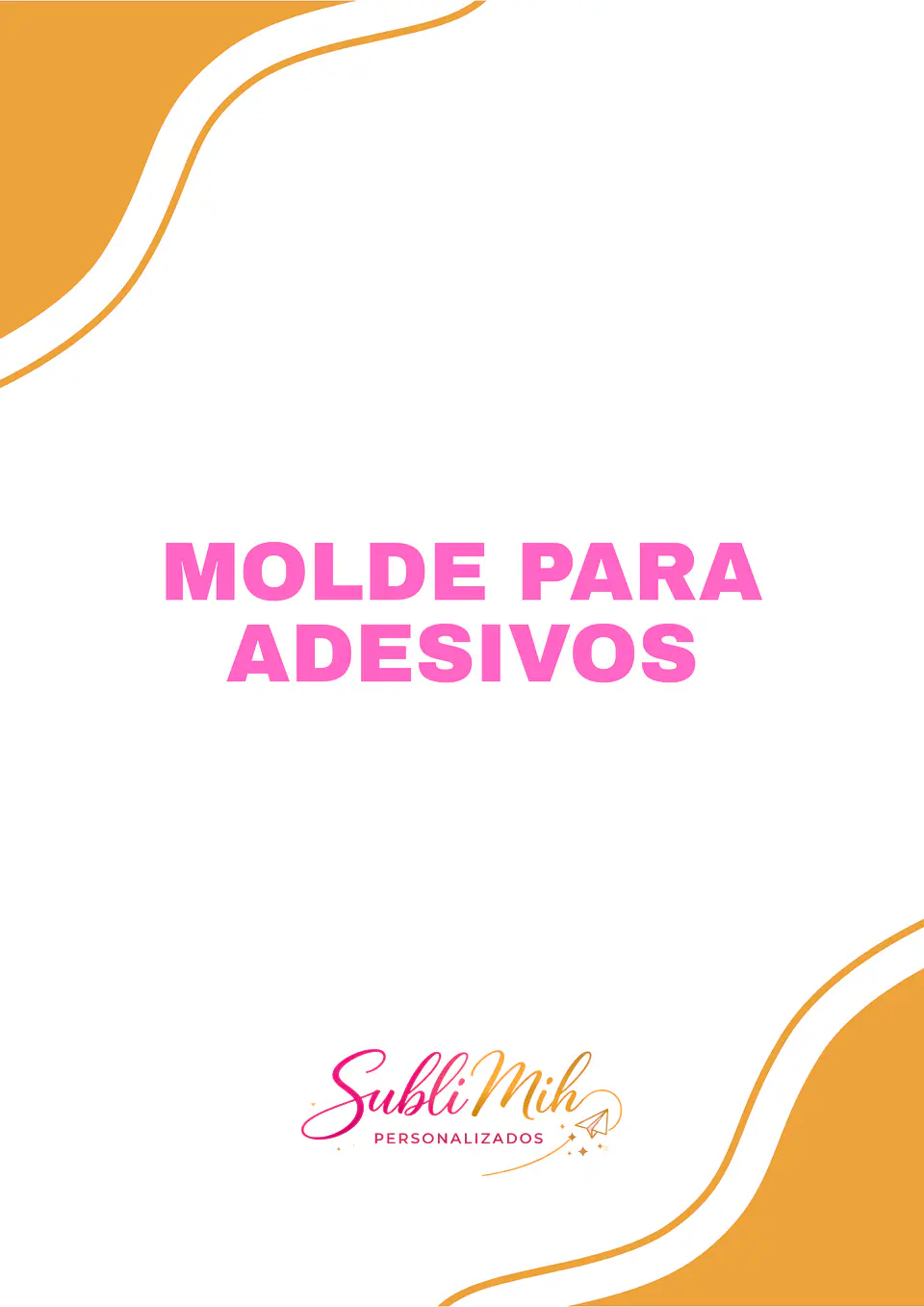 Molde de Adesivos Redondos e Quadrados | 3 a 7 cm + Quantidade por Folha A4 2