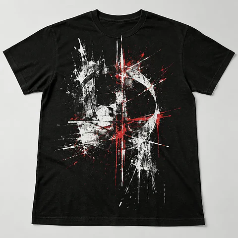 Polera Ruido Blanco — algodón negro, unisex
