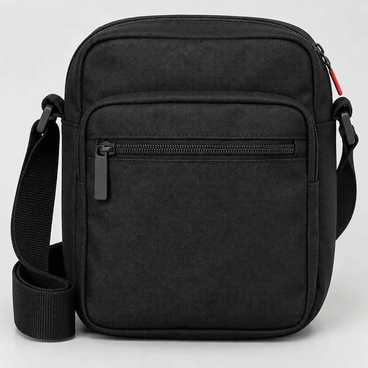 Bolso Cruzado Zona Muerta — lona negra 1