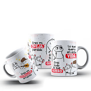 Disenõs Tazas Flork Eres mi estrellita errante Eres mi oveja perdida Música Sublimación Png