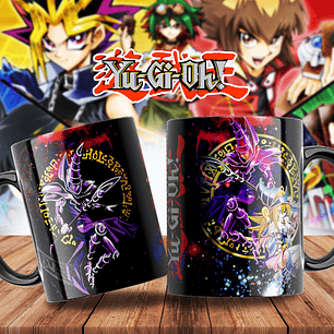 10 Diseños Plantillas Tazas Yu-Gi-Oh Archivos PNG para Sublimación